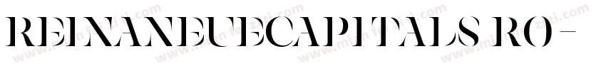 ReinaNeueCapitals Ro字体转换